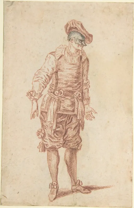 Fabio Costumed as a Doctor Wall Art by Claude Gillot - High-Resolution Digital Print