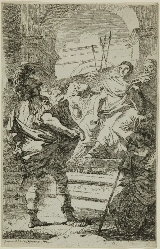 Fabius Maximus Before the Carthaginensis Senate Wall Art by Jean Honoré Fragonard - High-Resolution Digital Print