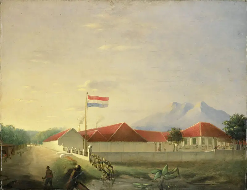 Fabriek op Java Wall Art by H.Th. Hesselaar - High-Resolution Digital Print