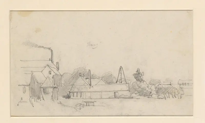 Fabrieksgebouwen bij Den Haag