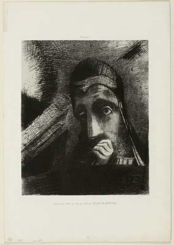 Face of Mystery (In my dream I saw in the Sky a FACE OF MYSTERY), plate 1 from Homage to Goya