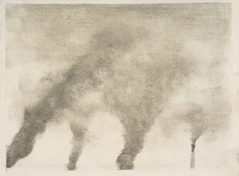 Factory Smoke Wall Art by Edgar Degas - High-Resolution Digital Print