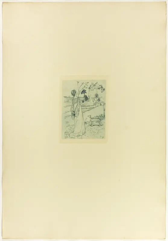 Fairy Tale Wall Art by Heinrich Vogeler - High-Resolution Digital Print