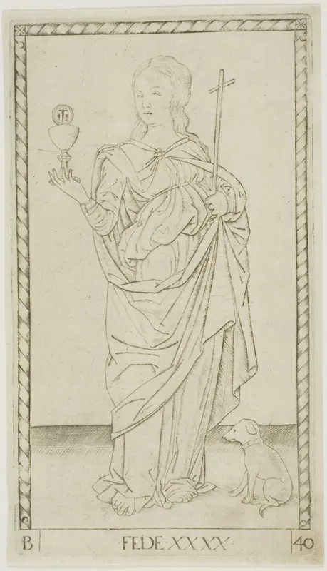 Faith plate 40 from Genii and Virtues