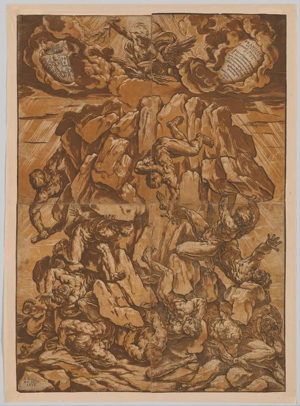 Fall of the Giants Wall Art by Bartolomeo Coriolano - High-Resolution Digital Print