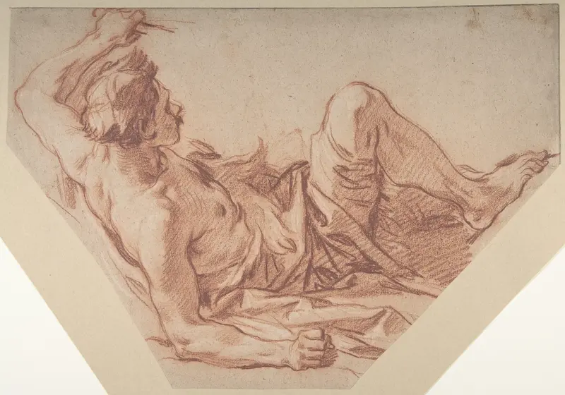 Fallen Huntsman Wall Art by François Boucher - High-Resolution Digital Print