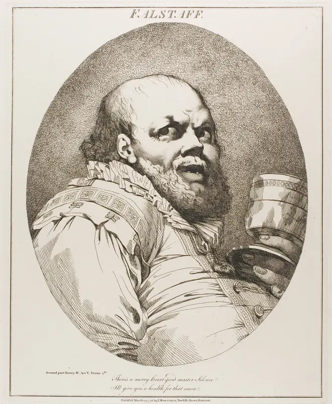 Falstaff Wall Art by John Hamilton Mortimer - High-Resolution Digital Print