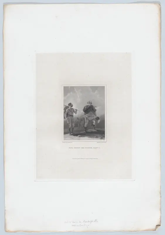 Falstaff and Bardolph, on a Road near Coventry (Shakespeare, King Henry IV, Part I, Act 4, Scene 2) Wall Art by Charles Heath - High-Resolution Digital Print
