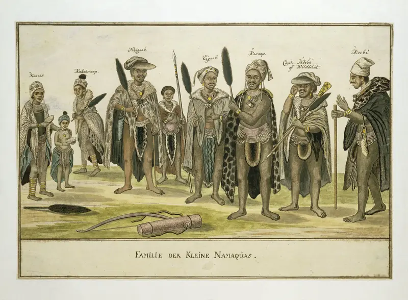 Familie der Kleine Namaqûas Wall Art by Robert Jacob Gordon - High-Resolution Digital Print
