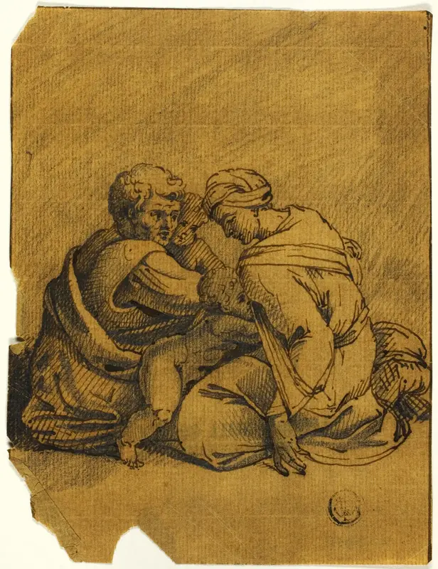 Family Group: Ozias, King of Judah, Nursed by his Mother