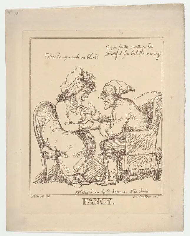 Fancy Wall Art by Thomas Rowlandson - High-Resolution Digital Print