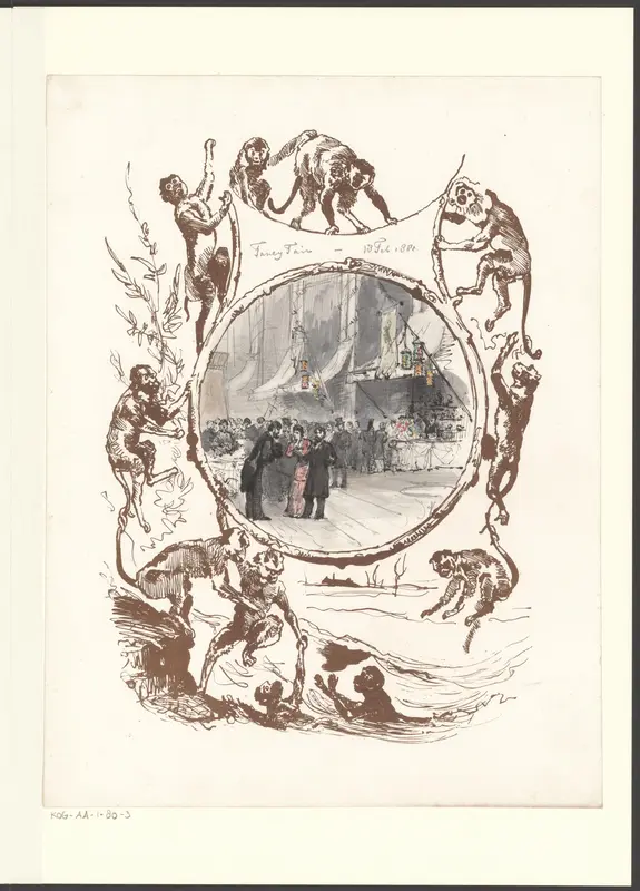 Fancy-fair in het Paleis voor Volksvlijt ten bate van de slachtoffers van de watersnood van 18 februari 1881 Wall Art by Johan Conrad Greive - High-Resolution Digital Print