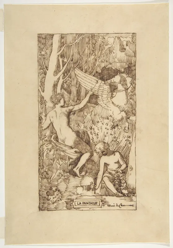 Fantasy Wall Art by Pierre Puvis de Chavannes - High-Resolution Digital Print
