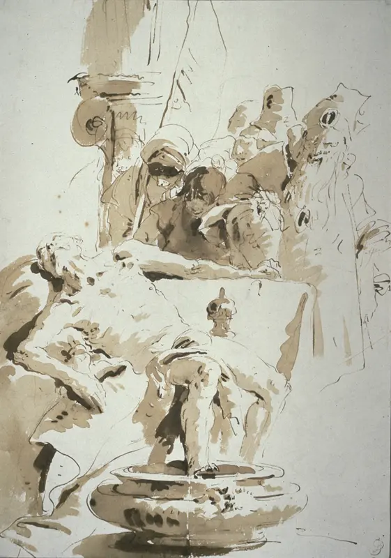 Fantasy on the Death of Seneca Wall Art by Giovanni Battista Tiepolo - High-Resolution Digital Print