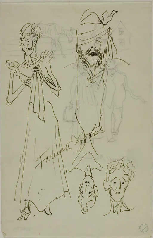 Farewell Zorns (recto); Farewell Deerings (verso) Wall Art by Anders Zorn - High-Resolution Digital Print