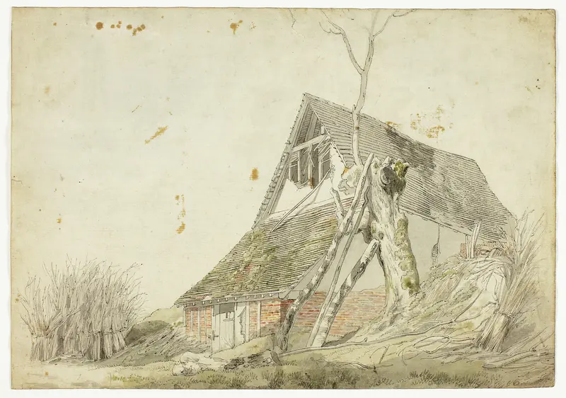 Farm House in Ruins Wall Art by Michael "Angelo" Rooker - High-Resolution Digital Print