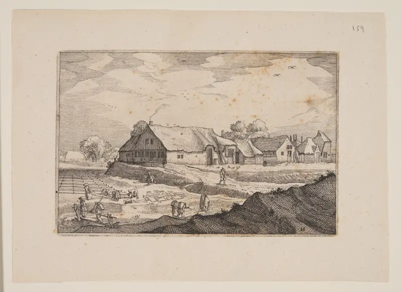 Farms and Bleaching-Fields, from Views in the Surroundings of Haarlem (Plaisante Plaetsen)