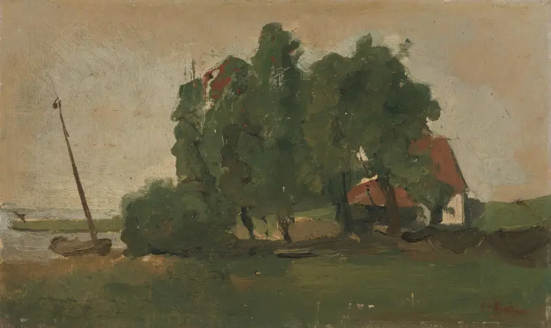 Farmstead Wall Art by Unknown - High-Resolution Digital Print