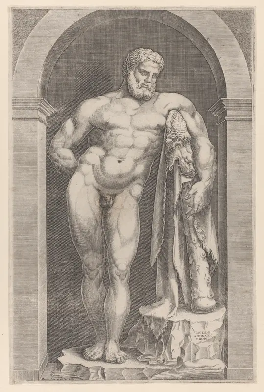 Farnese Hercules Wall Art by Mario Cartaro - High-Resolution Digital Print