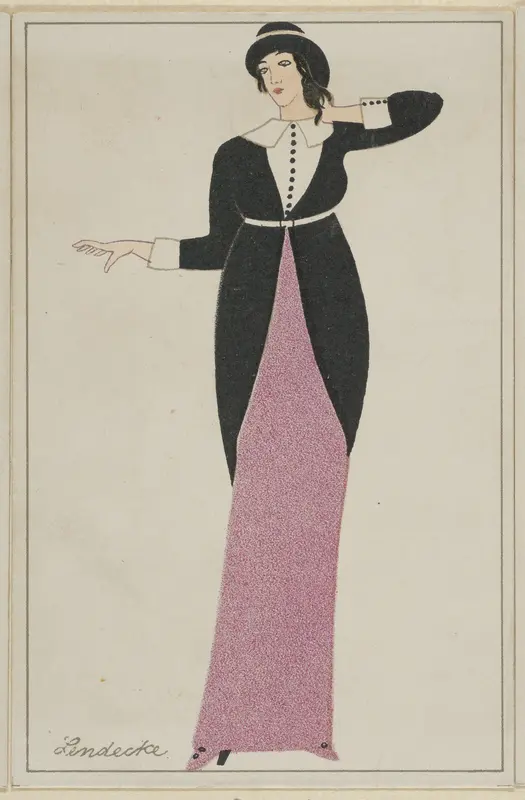 Fashion (Mode) Wall Art by Otto Friedr. Carl Lendecke - High-Resolution Digital Print