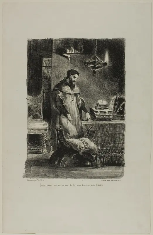 Faust in His Study, from Faust