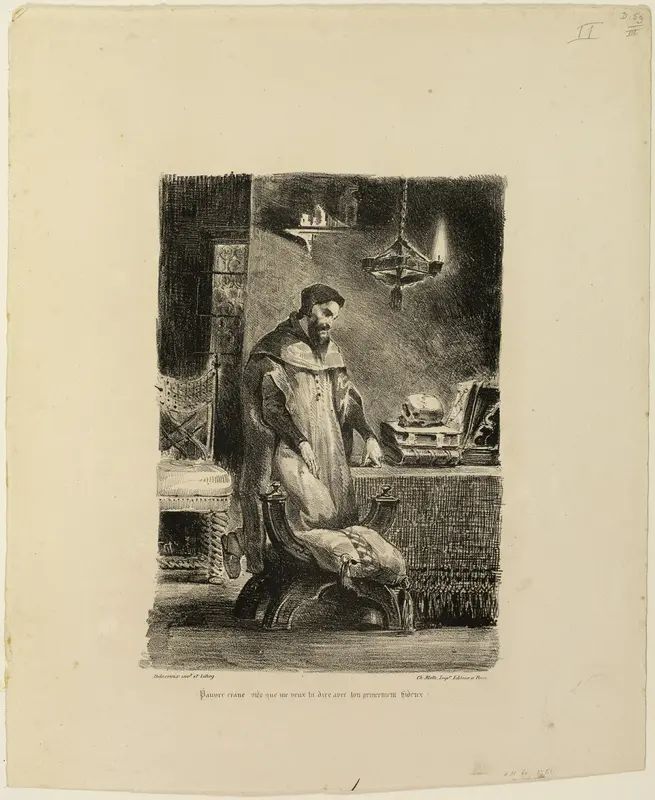 Faust in His Study