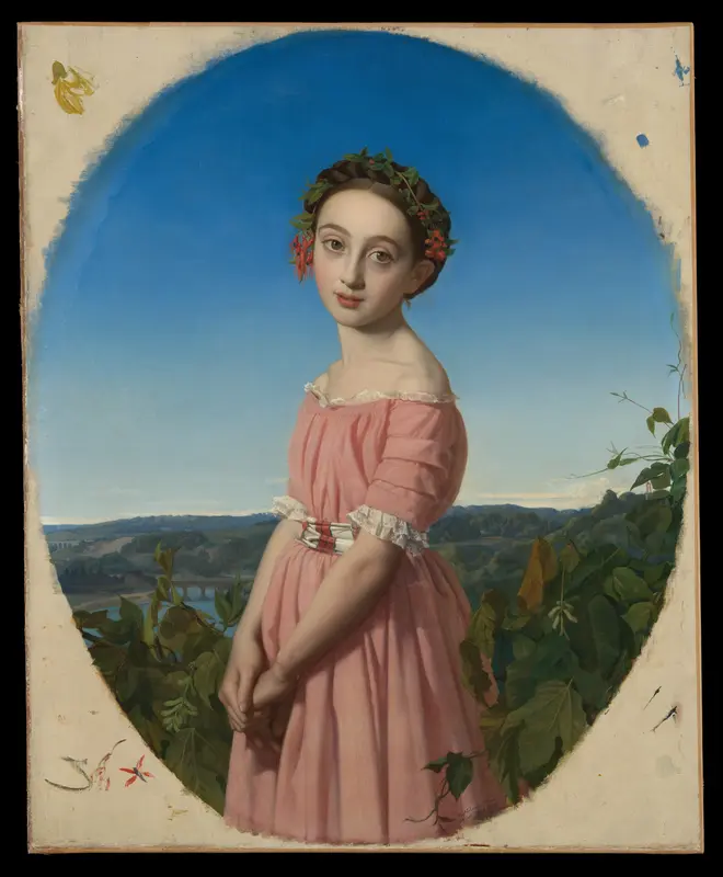 Faustine Léo (1832–1865) Wall Art by Henri Lehmann - High-Resolution Digital Print