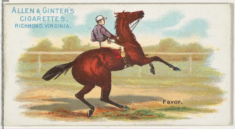 Favor, from The World's Racers series (N32) for Allen & Ginter Cigarettes Wall Art by Allen & Ginter - High-Resolution Digital Print