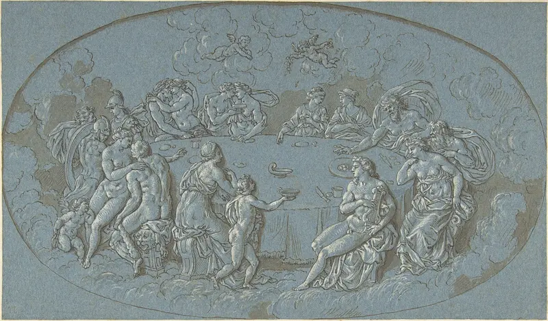 Feast of the Gods Wall Art by Bernard Picart - High-Resolution Digital Print