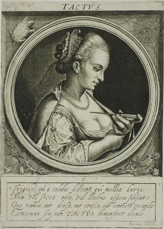 Feeling, plate five from The Five Senses Wall Art by Jacob van der Heyden - High-Resolution Digital Print