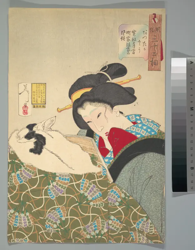 Feeling Warm Wall Art by Tsukioka Yoshitoshi - High-Resolution Digital Print