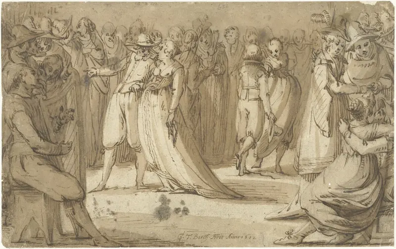 Feestscène Wall Art by Unknown - High-Resolution Digital Print