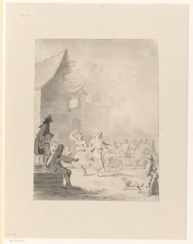 Feestvierende boeren Wall Art by Pieter Holsteyn (II) - High-Resolution Digital Print