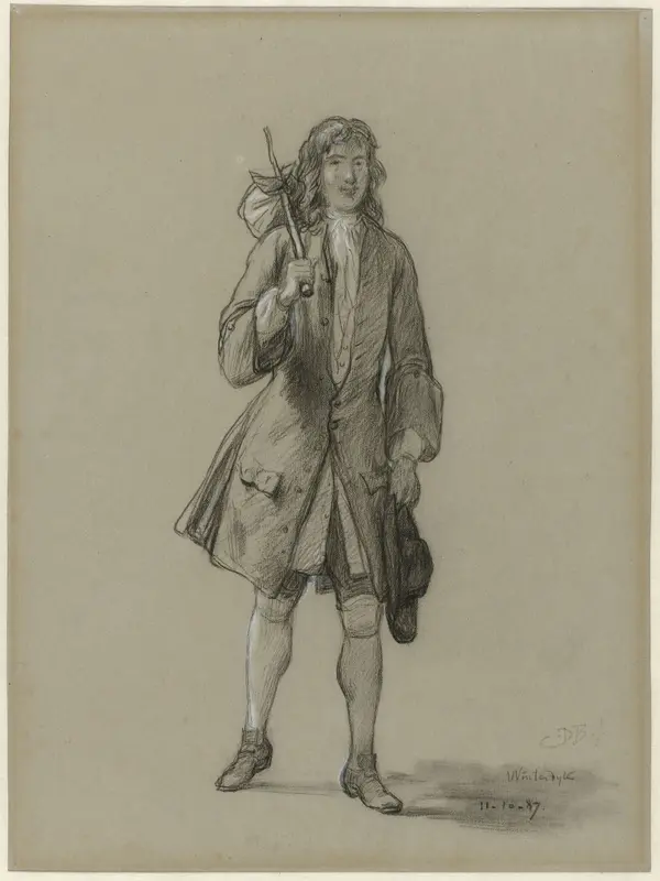 Ferdinand Huyck keert terug uit den vreemde. Illustratie voor het gelijknamige boek van Jacob van Lennep Wall Art by Unknown - High-Resolution Digital Print