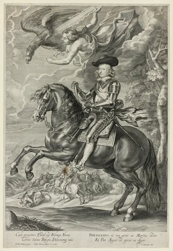 Ferdinand of Austria on Horseback Wall Art by Paul Pontius - High-Resolution Digital Print