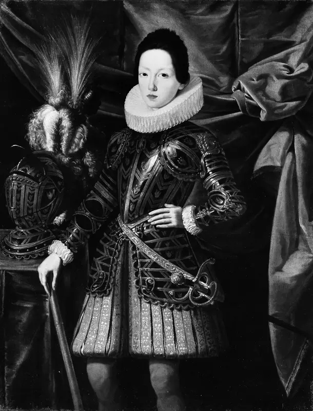 Ferdinando II de' Medici (1610–1670) as a Boy Wall Art by Justus Sustermans - High-Resolution Digital Print