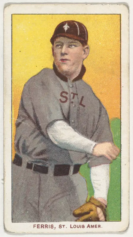 Ferris, St. Louis, American League, from the White Border series (T206) for the American Tobacco Company Wall Art by American Tobacco Company - High-Resolution Digital Print