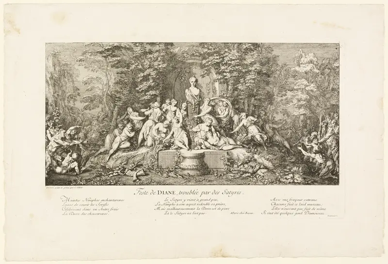 Feste de Diane Wall Art by Claude Gillot - High-Resolution Digital Print