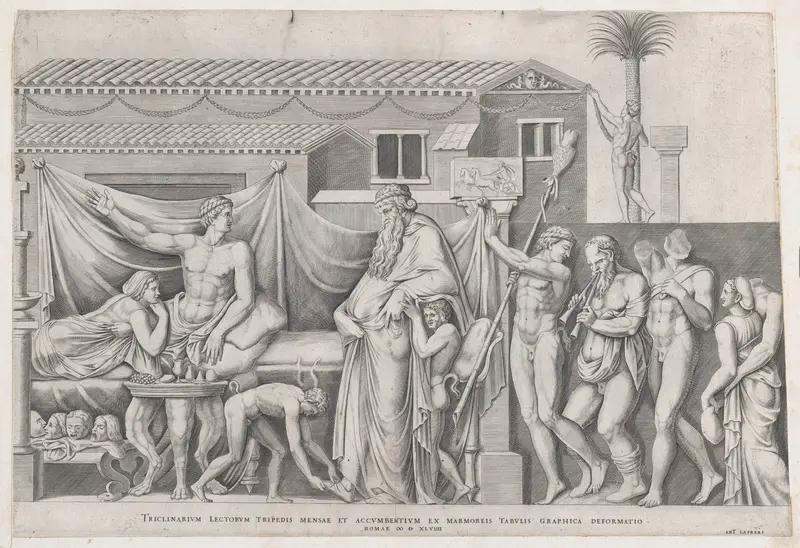 Festival of Dionysius, from "Speculum Romanae Magnificentiae" Wall Art by Anonymous - High-Resolution Digital Print