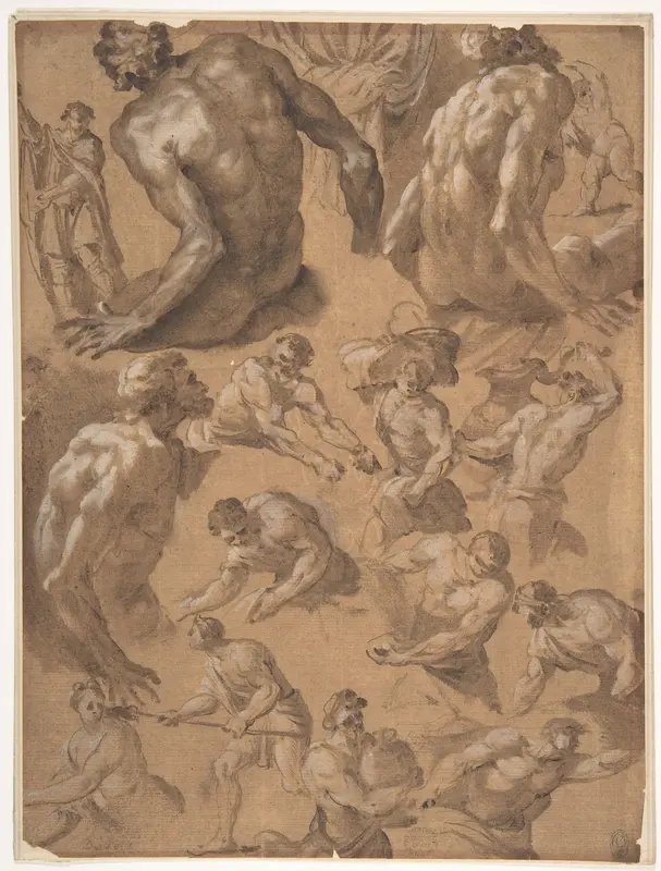Figure Studies Wall Art by Eduard Dubois - High-Resolution Digital Print