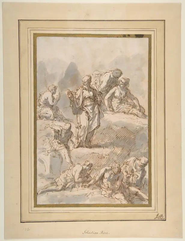 Figure Studies Wall Art by Sebastiano Ricci - High-Resolution Digital Print