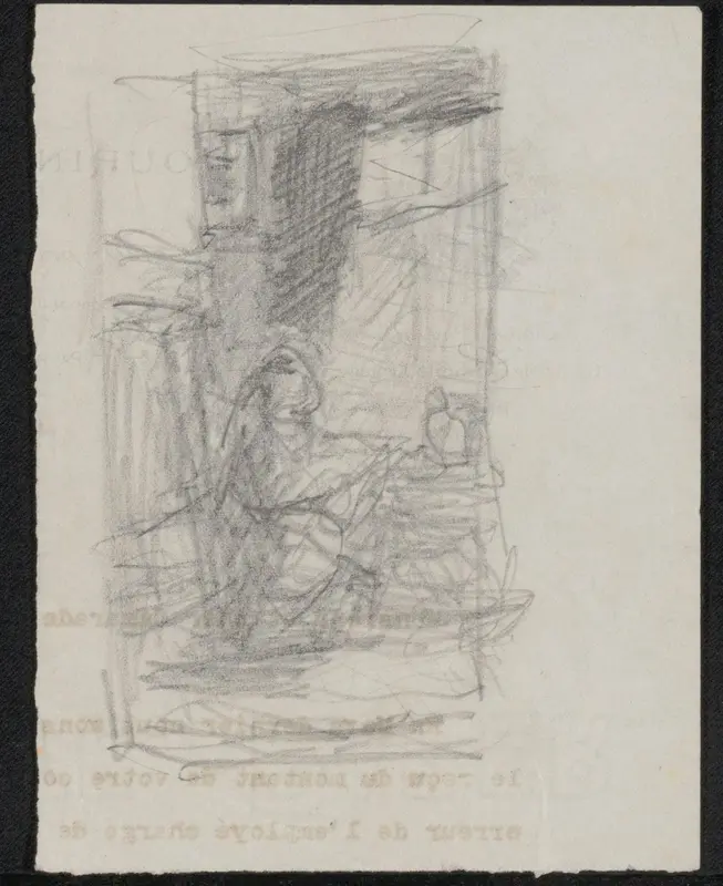 Figuur in interieur Wall Art by Albert Neuhuys (1844-1914) - High-Resolution Digital Print