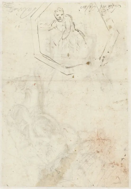 Figuur in zevenkantige lijst Wall Art by Giulio Romano - High-Resolution Digital Print