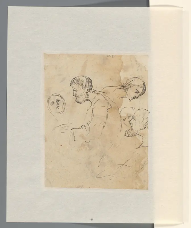 Figuurschetsen Wall Art by Jusepe de Ribera - High-Resolution Digital Print