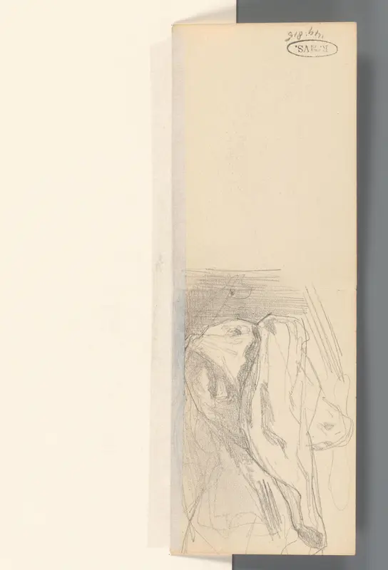 Figuurstudie (?) Wall Art by August Allebé - High-Resolution Digital Print