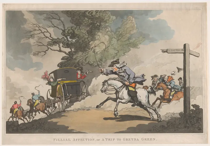 Filial Affection, or a Trip to Gretna Green