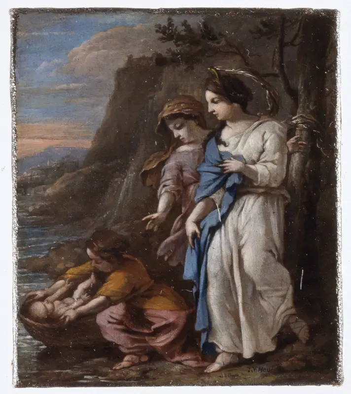 Finding of Moses Wall Art by Johannes Voorhout (I) - High-Resolution Digital Print
