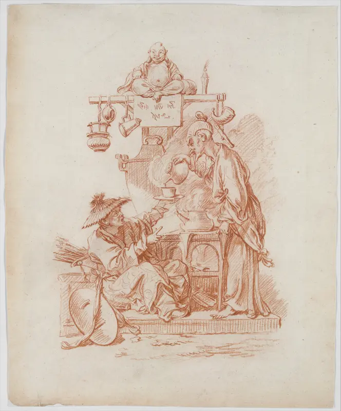 Fire Wall Art by François Boucher - High-Resolution Digital Print