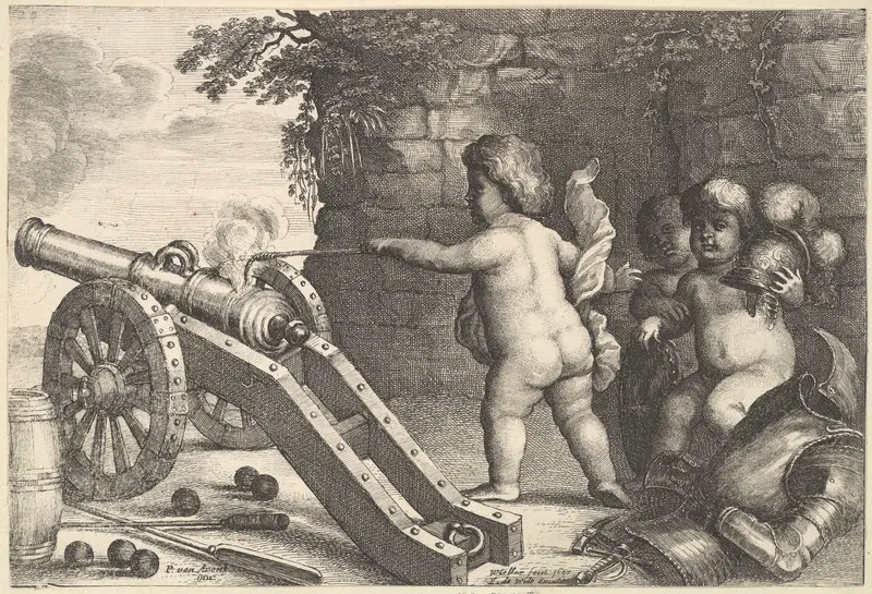 Fire Wall Art by Wenceslaus Hollar - High-Resolution Digital Print
