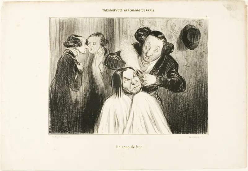 "Fire!", plate 35 from Types Parisiens